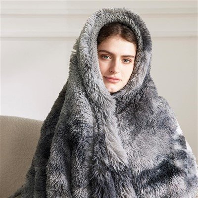 Coperta-in pile Sherpa double face